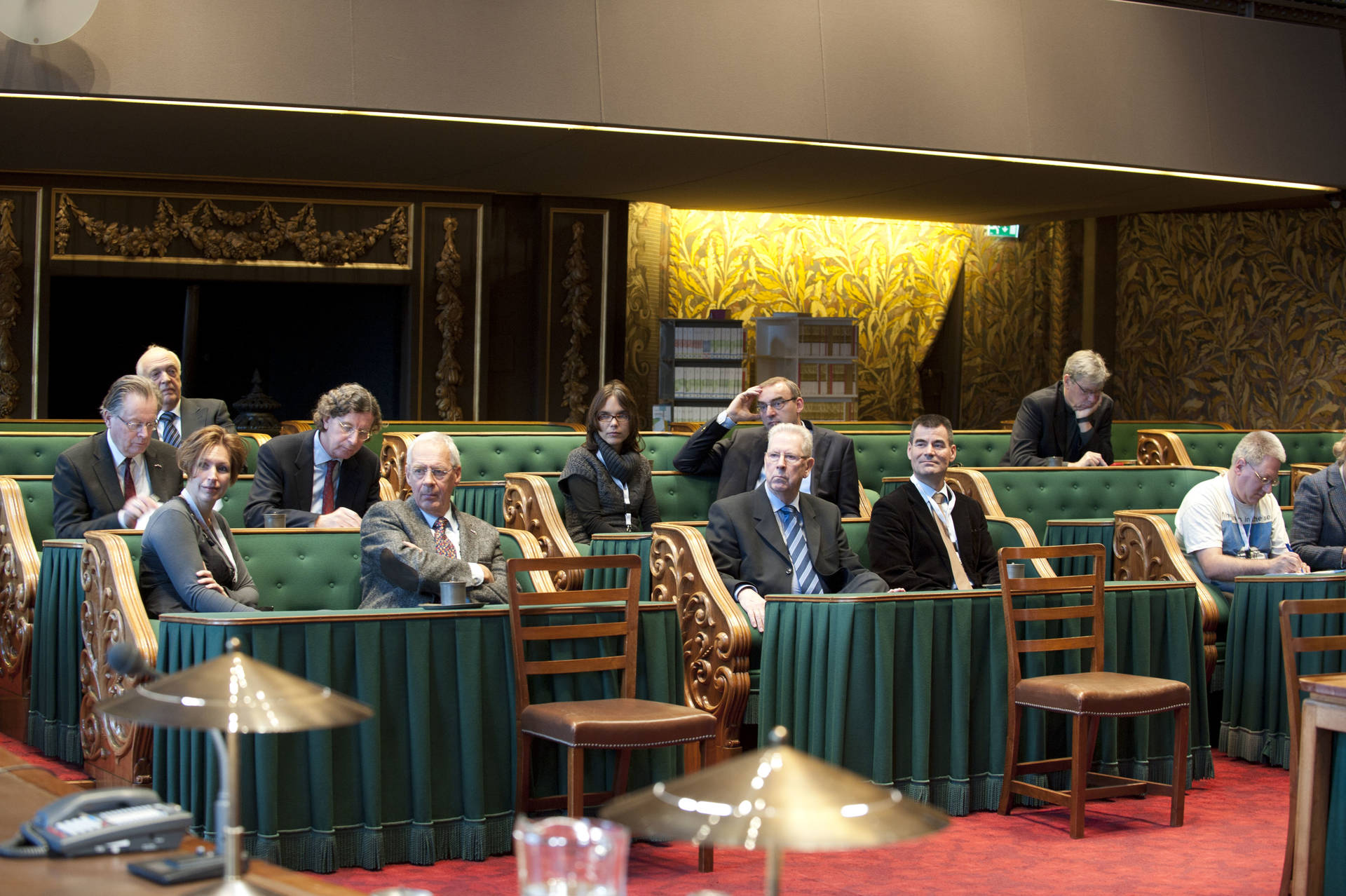 Bezoek Provincie Utrecht debat in plenaire zaal