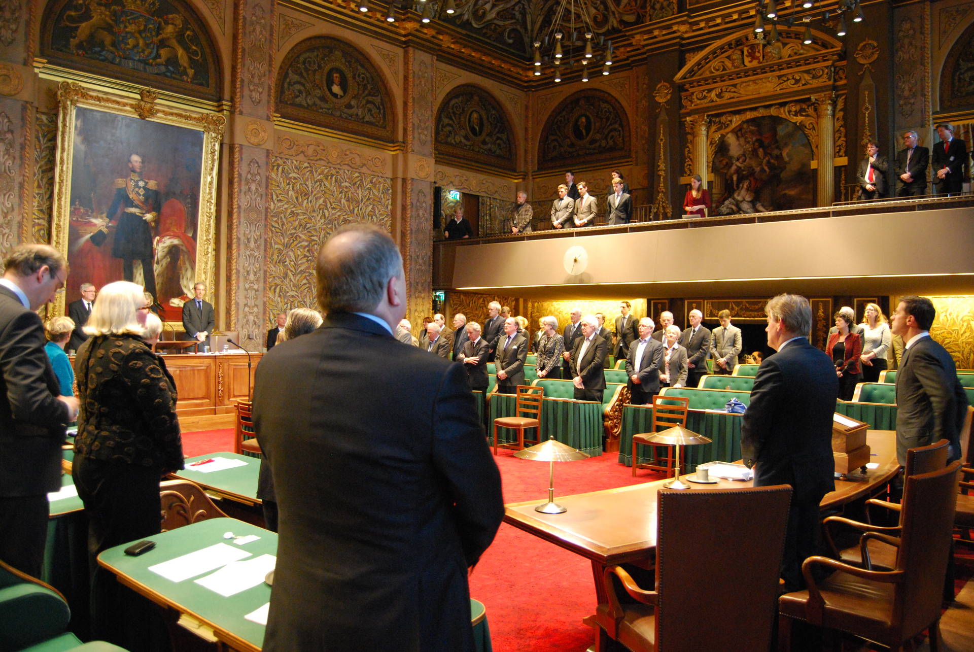 Herdenking Els Borst in plenaire zaal Eerste Kamer 