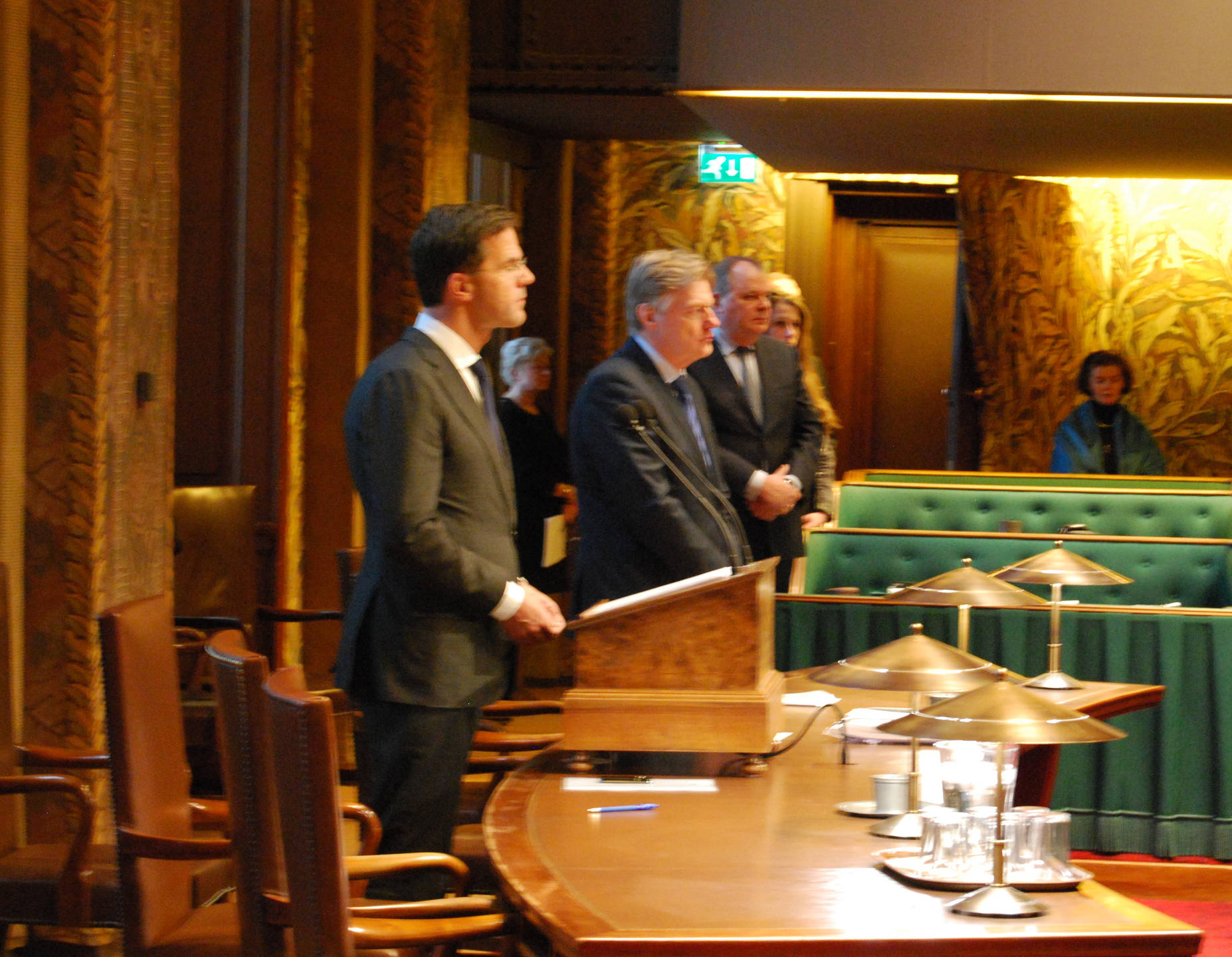 Herdenking Els Borst in plenaire zaal Eerste Kamer 