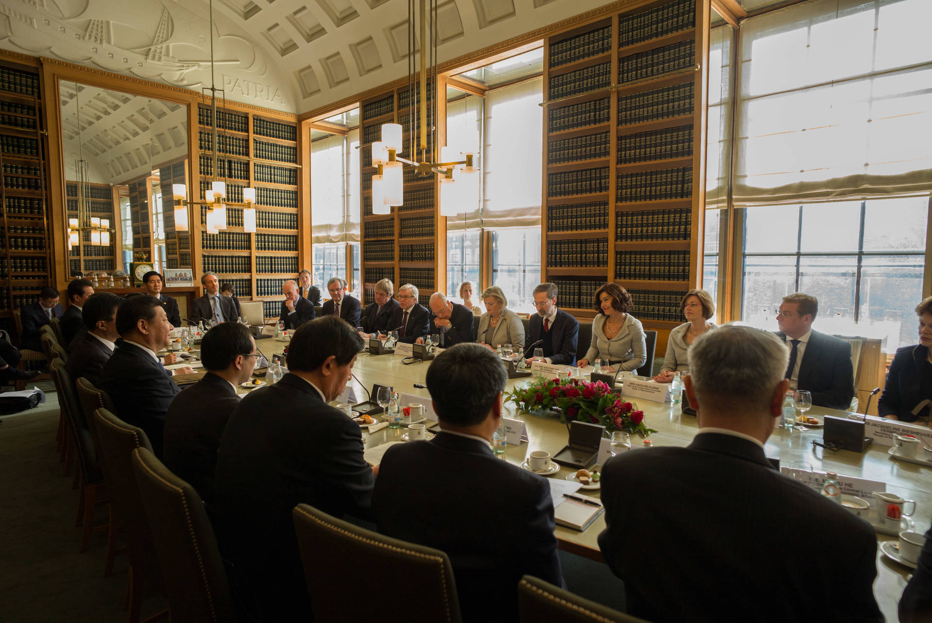 Ontvangst in de Handelingenkamer 