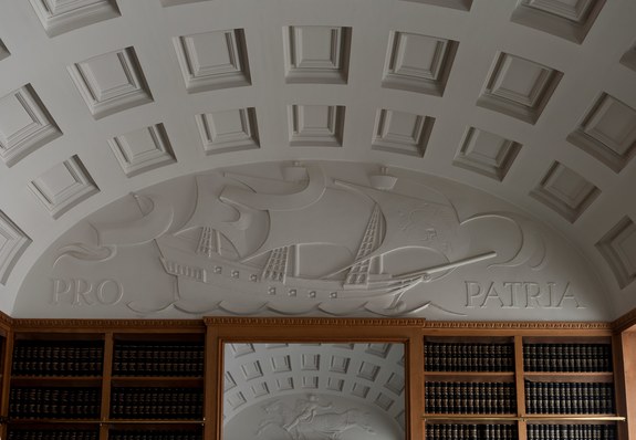 Plafonddetail in de Handelingenkamer/Commissiekamer 2