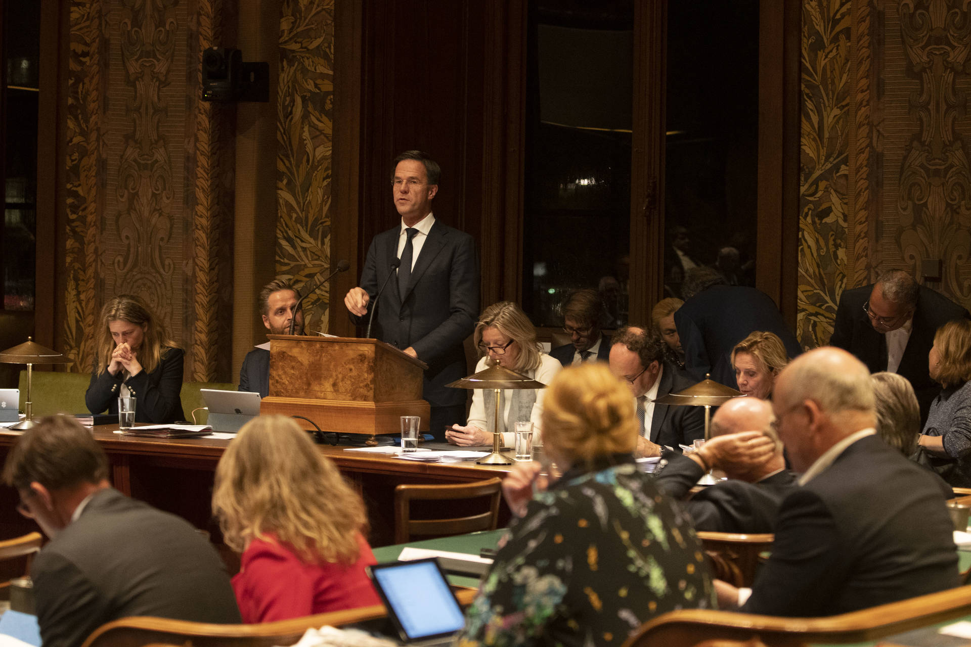 Premier Rutte tijdens de Algemene Politieke Beschouwingen 2018