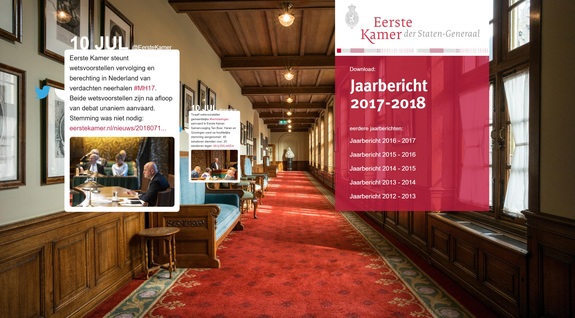 Jaarbericht Eerste Kamer 2017-2018