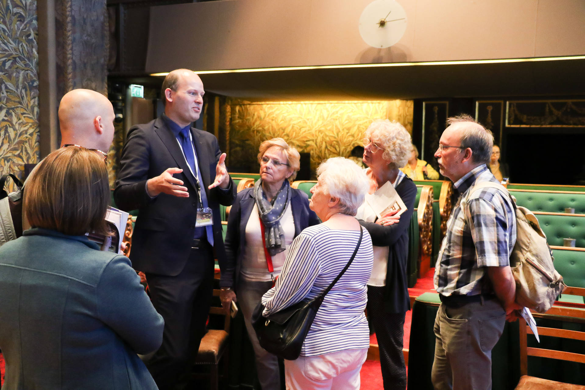 In de plenaire zaal van de Eerste Kamer