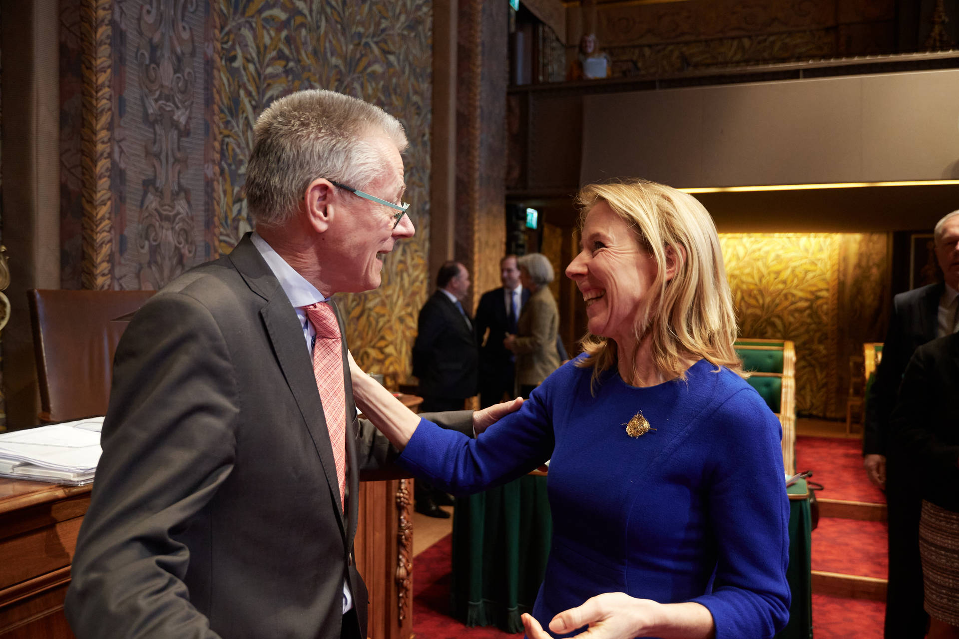  Felicitaties voor senator Verkerk (ChristenUnie) die zijn maidenspeech hield