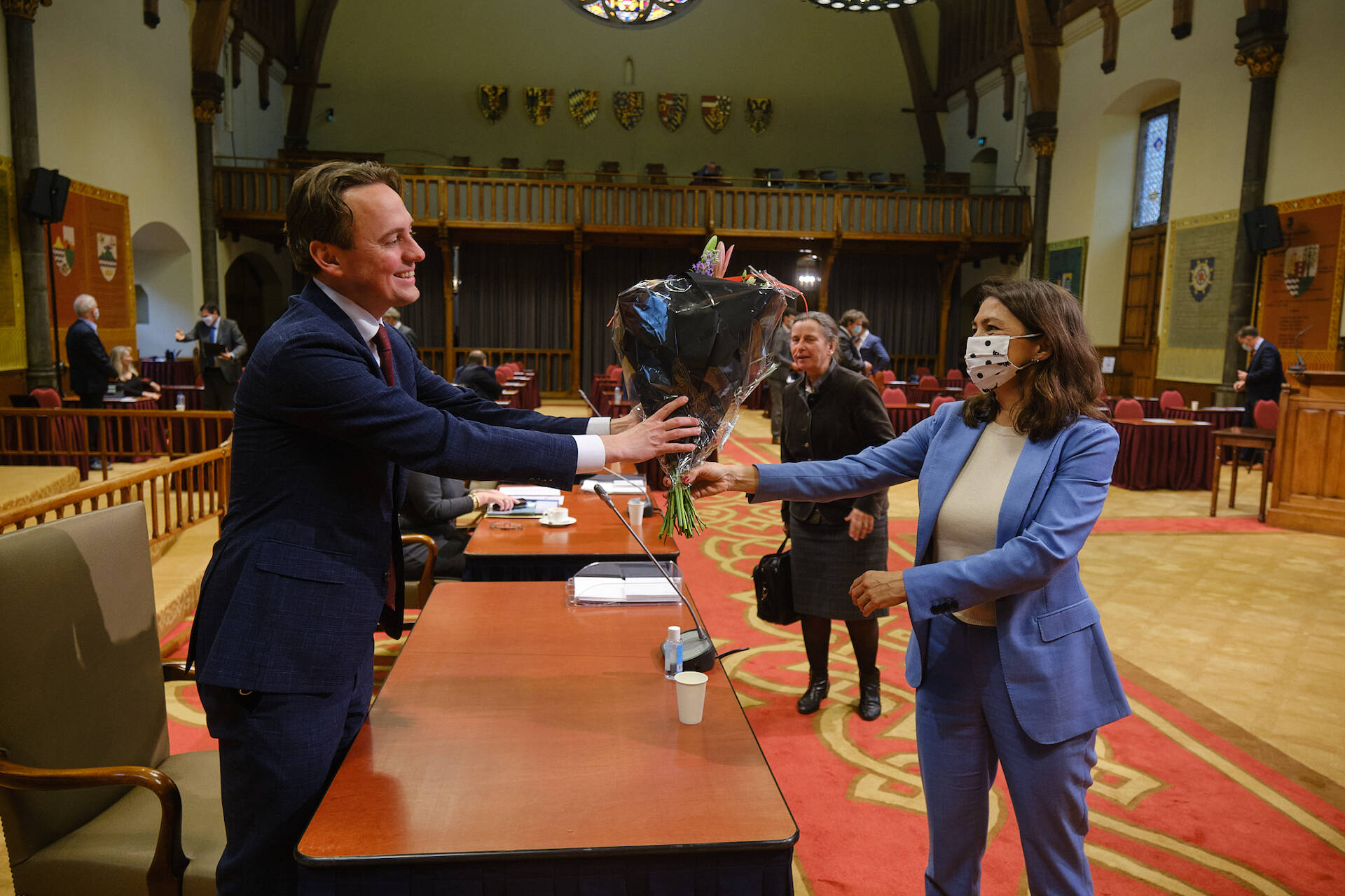 Felicitaties voor initiatiefnemer Nijboer.