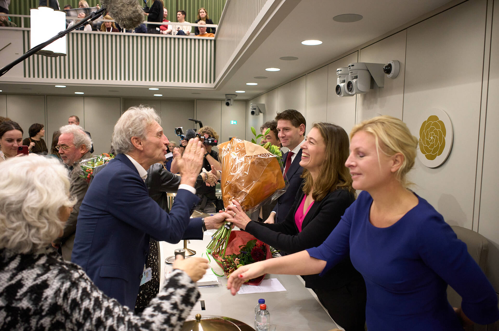 Felicitaties voor de initiatiefnemers