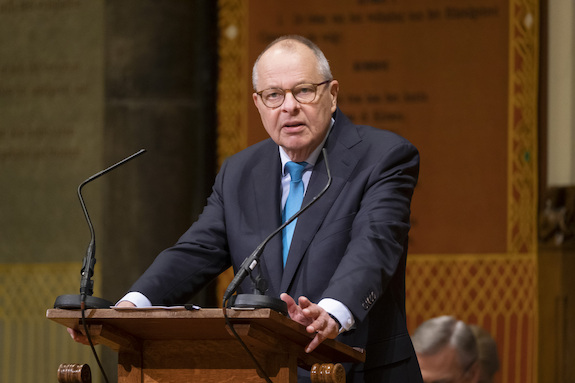 Peter Ester tijdens het debat over het Belastingplan 2022 op 14 december 2021