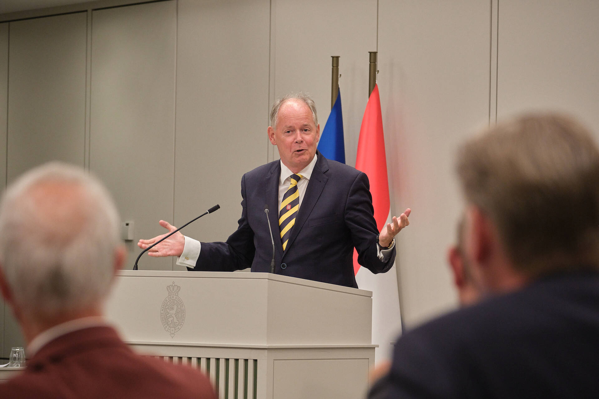 Senator Van Meenen (D66) hield zijn maidenspeech