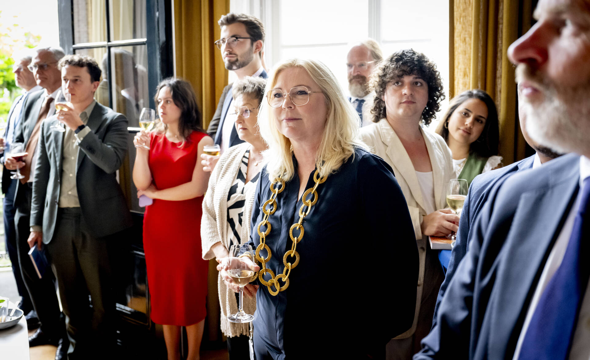 Senatoren luisterden naar speech Voorzitter