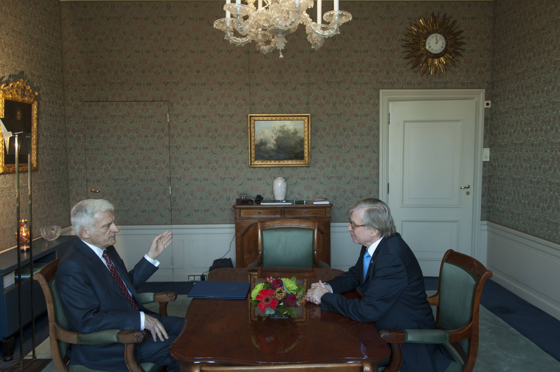 Bezoek voorzitter van het Europees Parlement, Jerzy Buzek aan Eerste Kamer